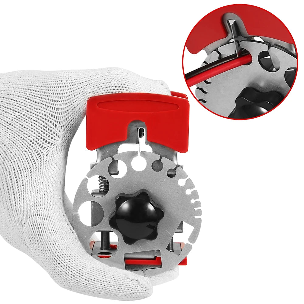Effortless Wire Stripping Made Easy: Universal Handheld Electric Wire Stripper and Cutter Tool