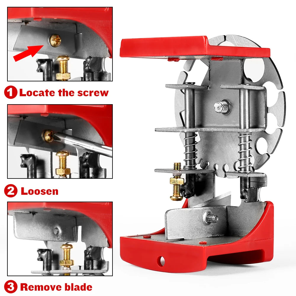 Effortless Wire Stripping Made Easy: Universal Handheld Electric Wire Stripper and Cutter Tool